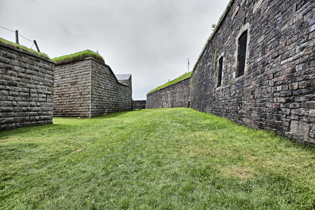 Outer walls of the Halifax Citadel 