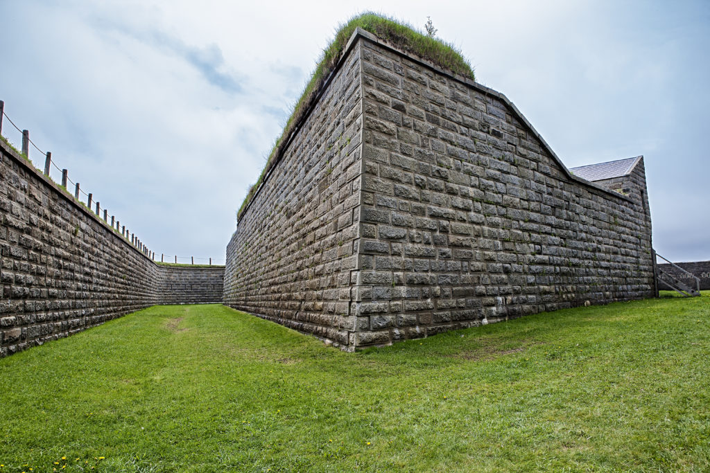 Outer walls of the  Halifax Citadel 